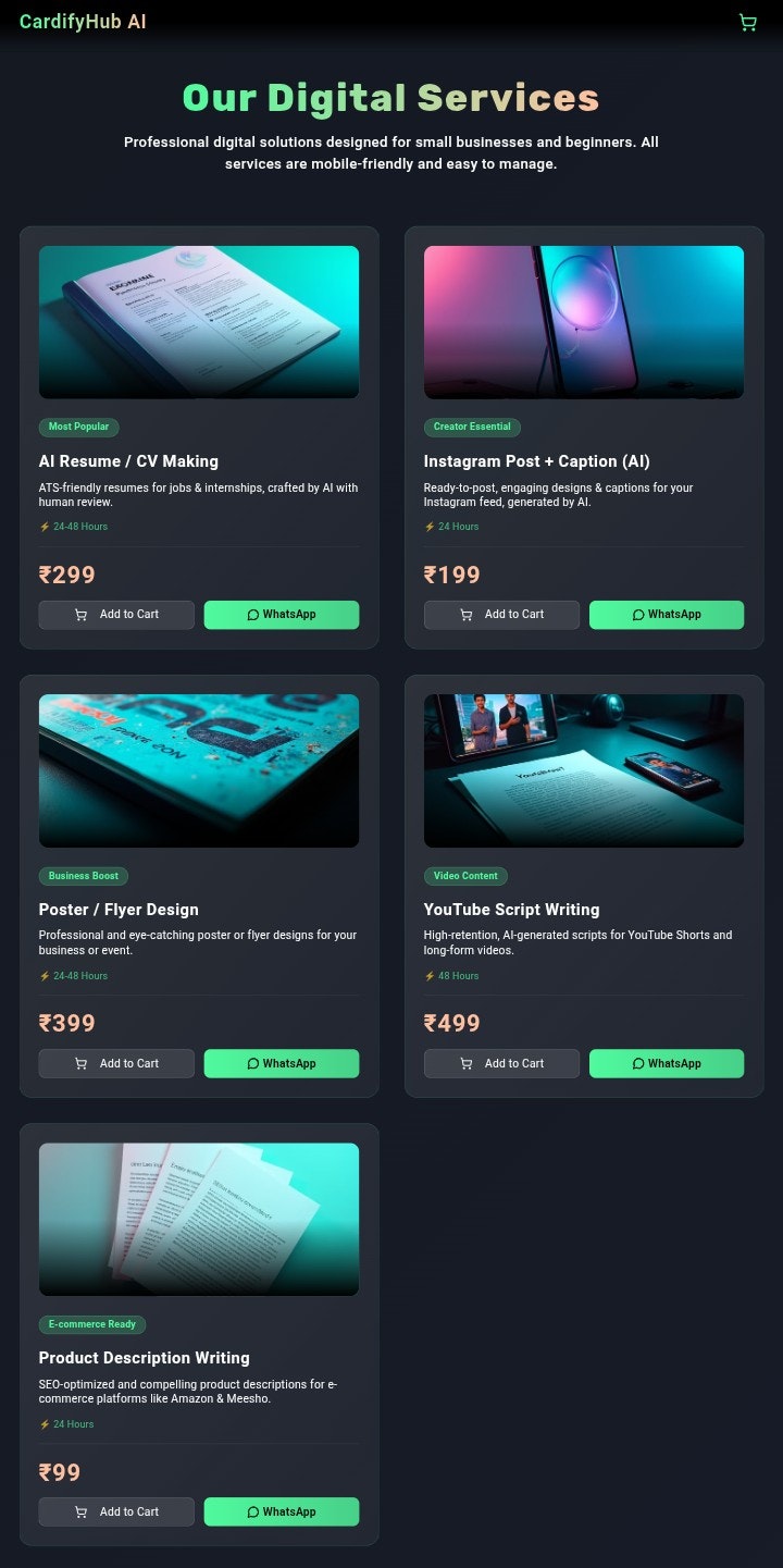 cardifyHubAi  gallery image