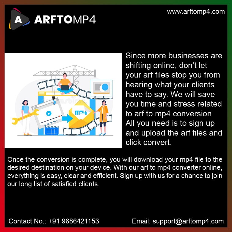 ARF TO MP4 CONVERTER gallery image