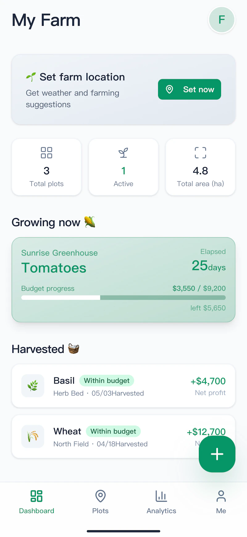 MyFarm Ledger screenshot 2