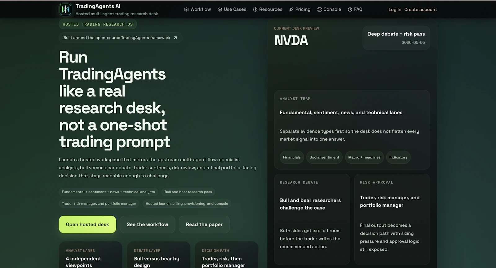 TradingAgents AI screenshot 1