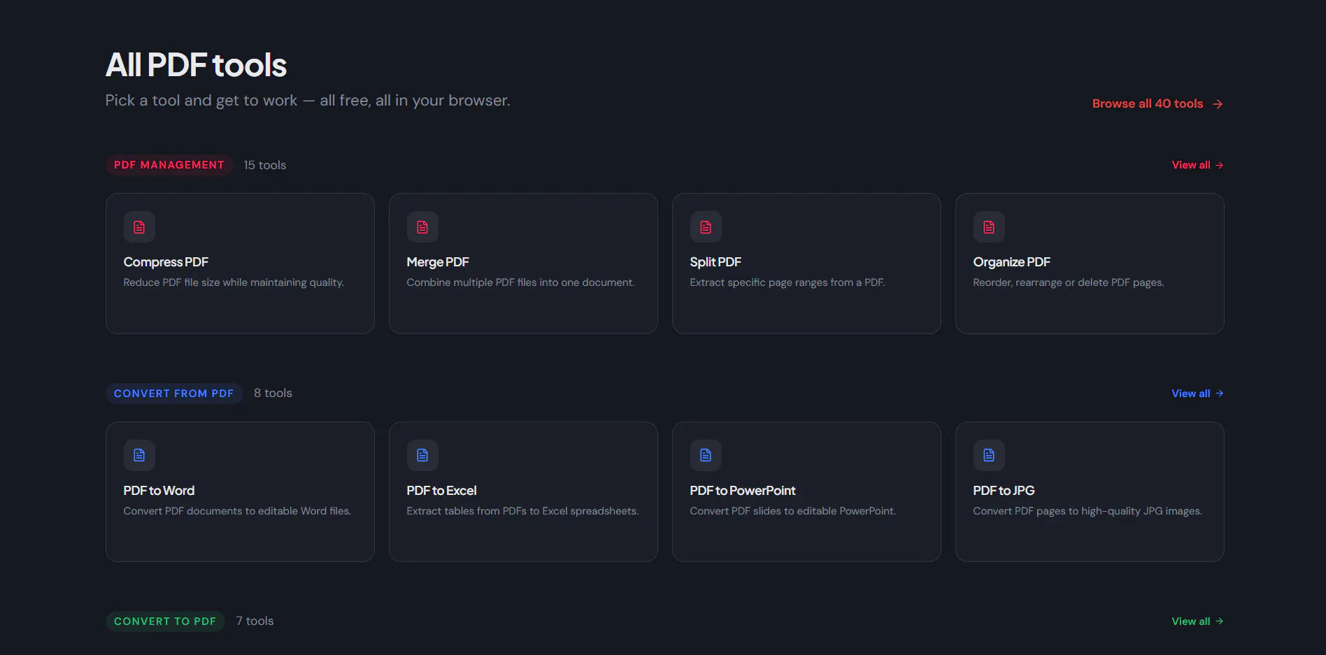 PDF Studio — Free Online PDF Tools gallery image