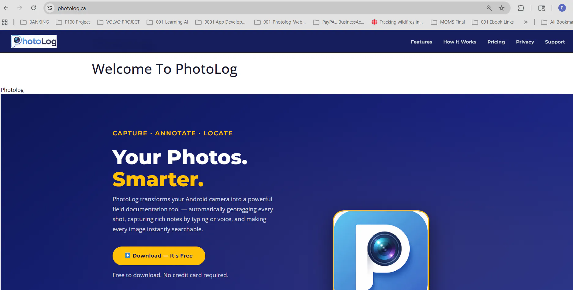 Photo_Log product banner
