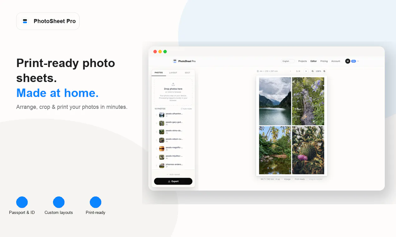 PhotoSheet Pro: Print Photos at Home gallery image