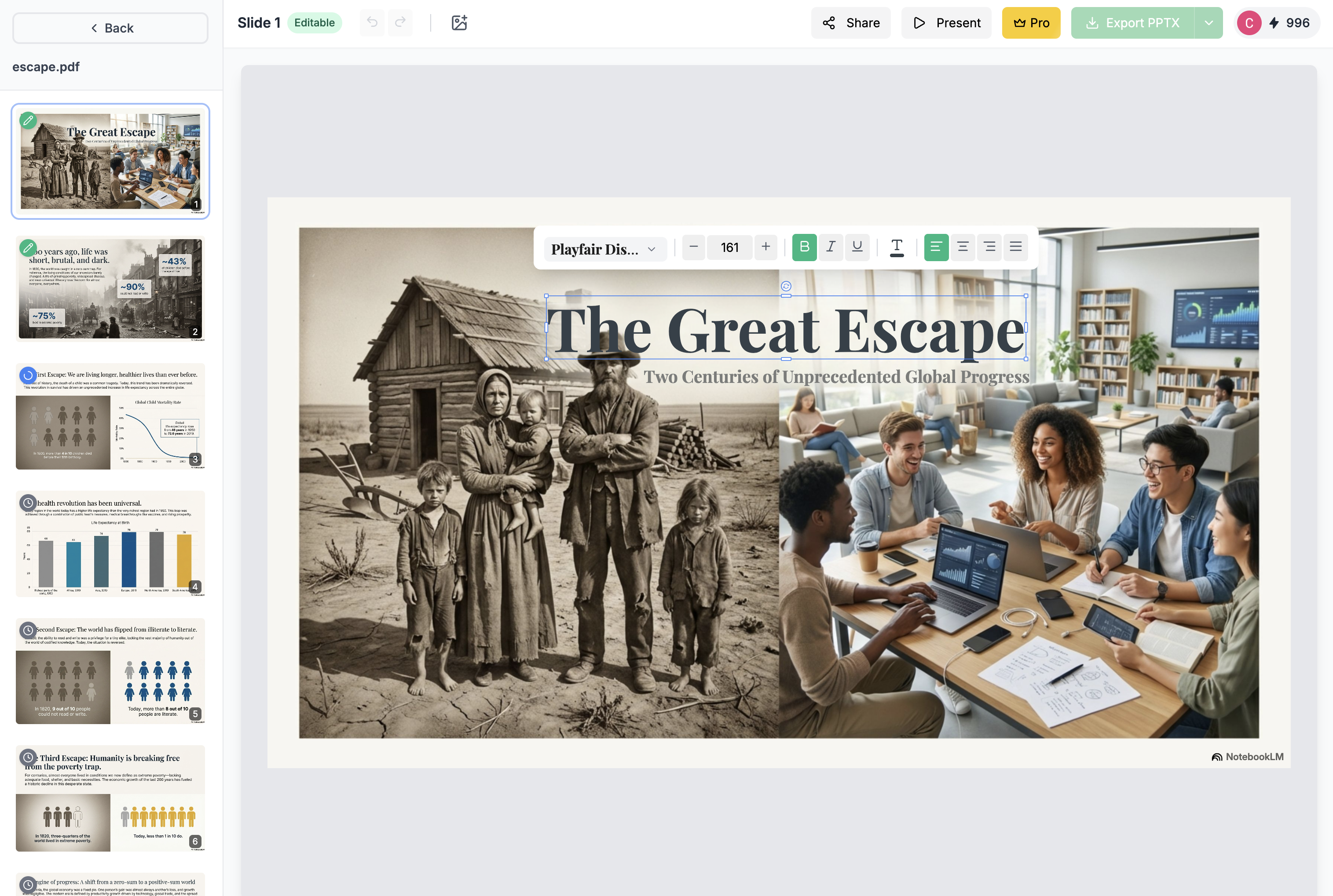 Codia AI NoteSlide - Screenshot 3 showing product features and functionality
