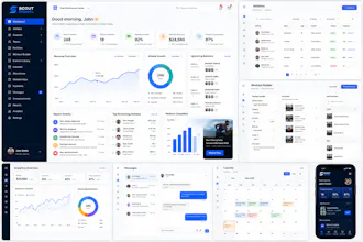 GYM AND FITNESS MOBILE PROTOTYPE gallery image