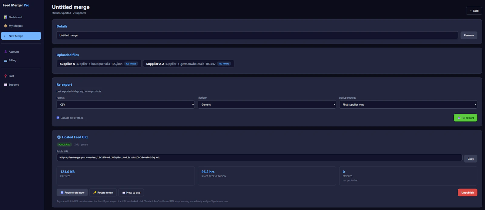 Feed Merger Pro screenshot 7