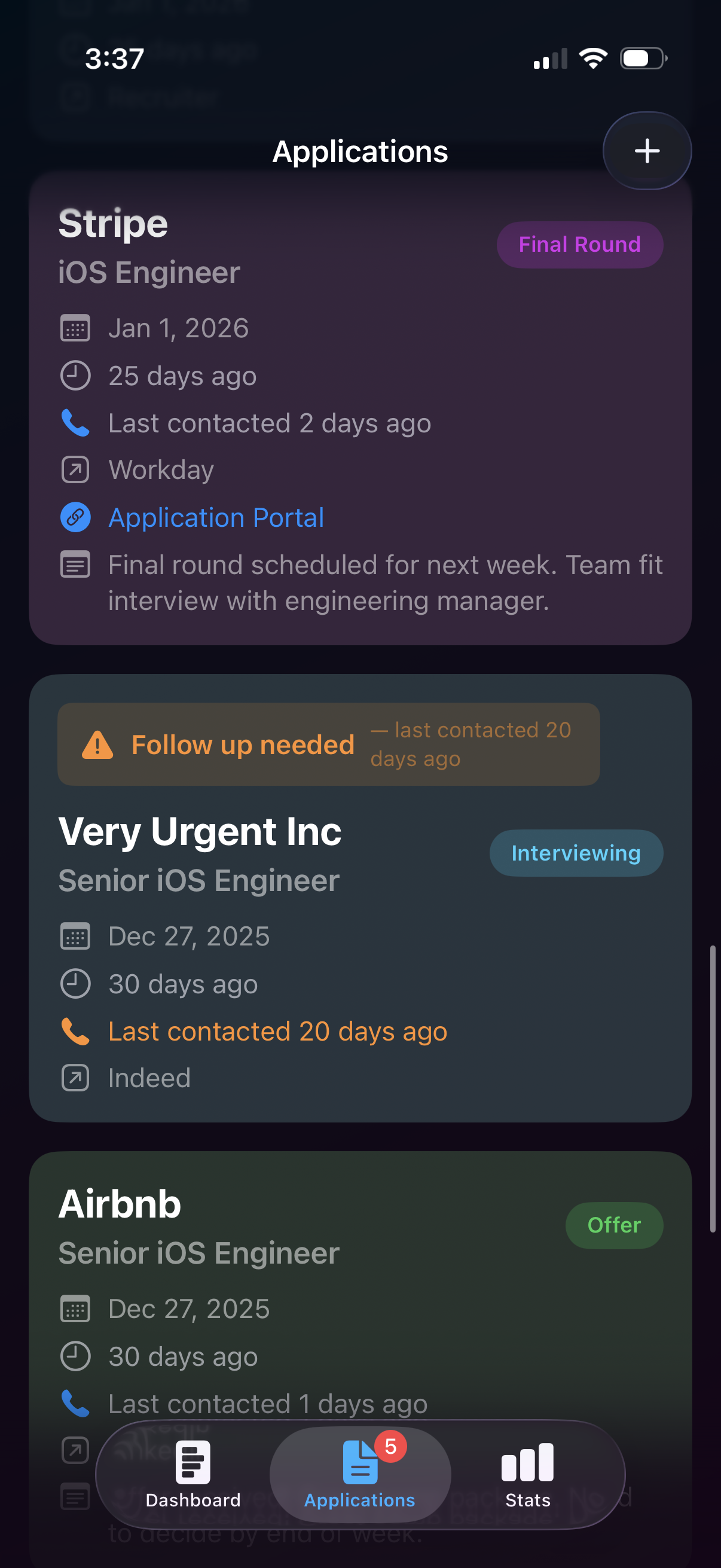 TheHunt - Job Search Tracker gallery image