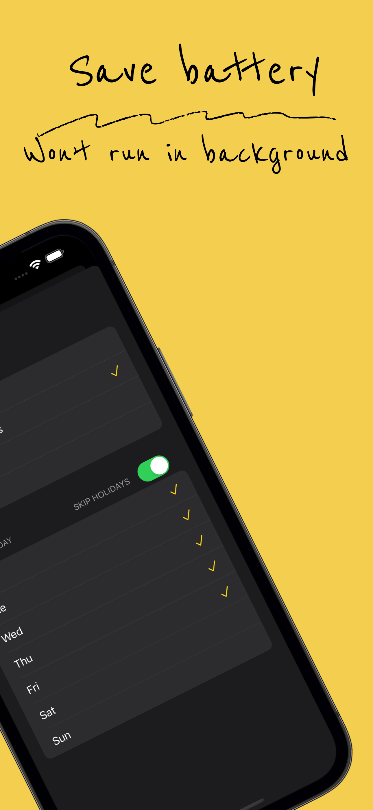  ReAlarm—A Smart Alarm custom schedules gallery image