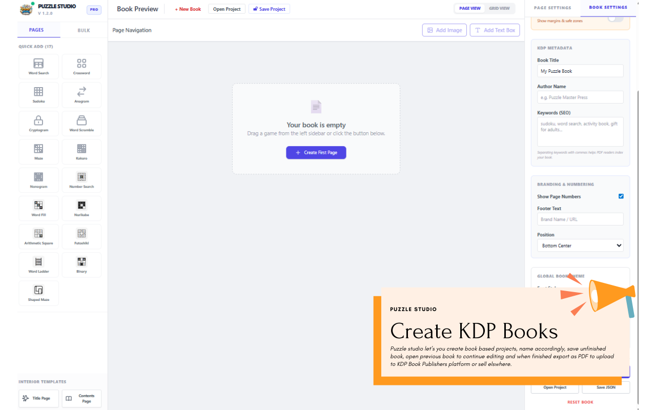 Puzzle Studio - Main product screenshot demonstrating key features and user interface