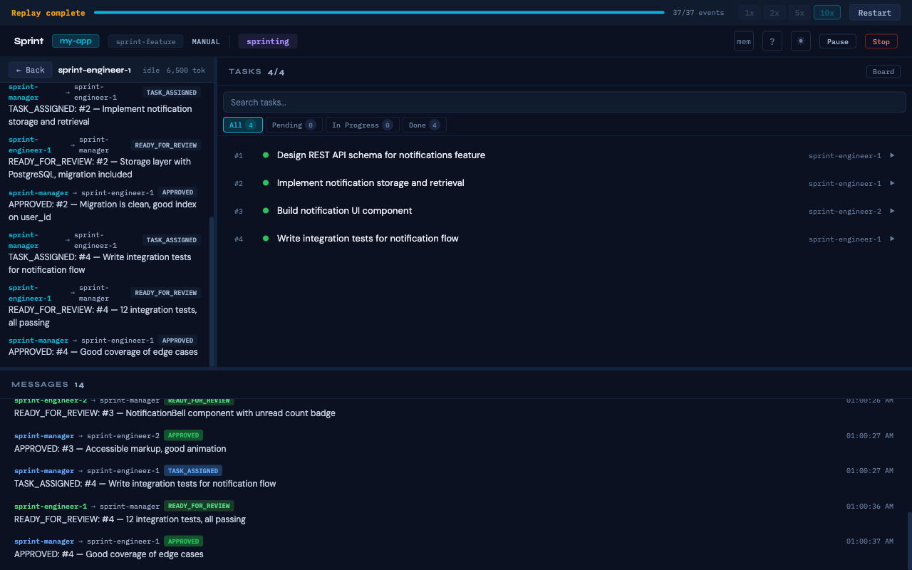 TeamClaude - Main product screenshot demonstrating key features and user interface