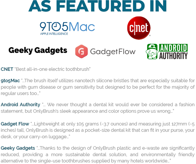 OnlyBrush - A Portable Smart Dental Kit gallery image