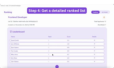 Resumes Ranker gallery image