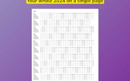 2024 Printable Habit Calendar media 2