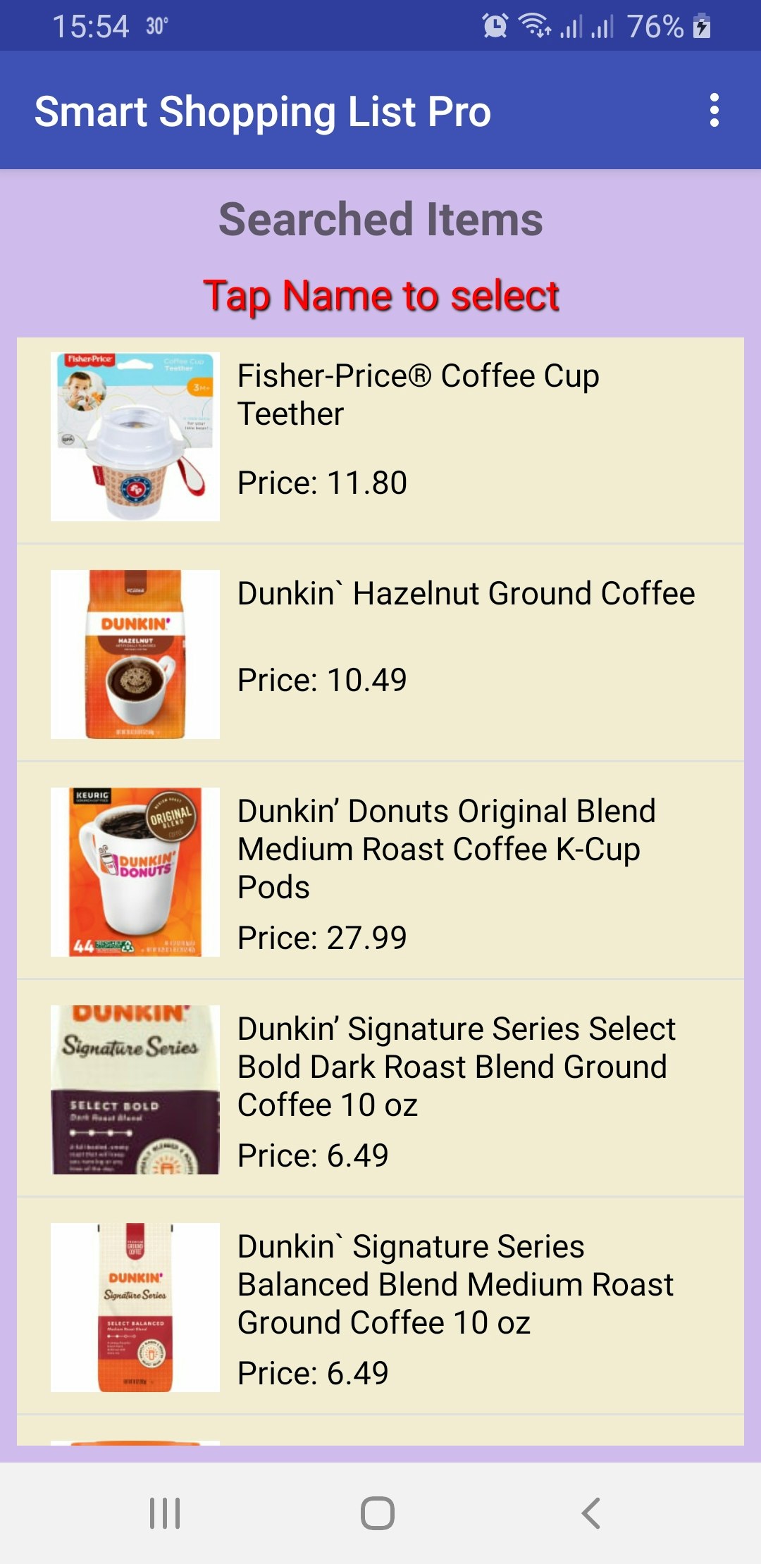 Smart Shopping List gallery image