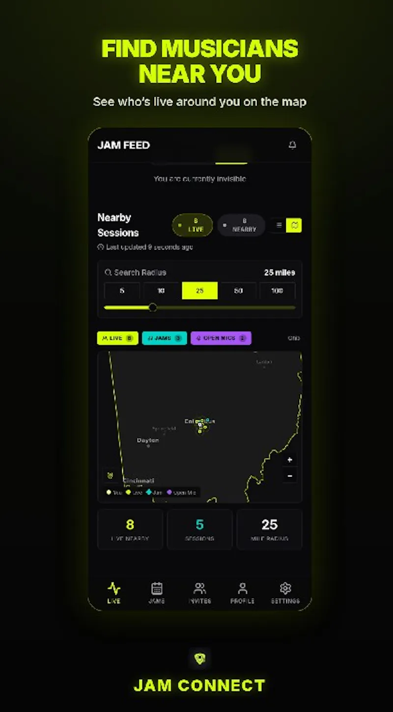 JamConnect screenshot 2