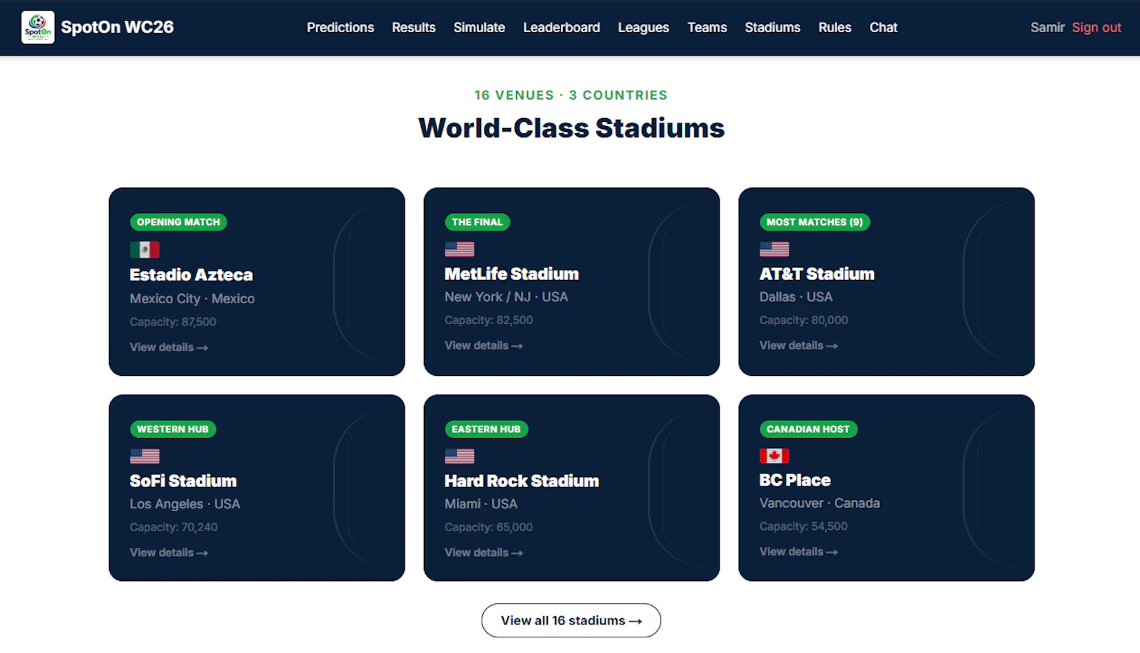 SpotOn WC26 screenshot 3