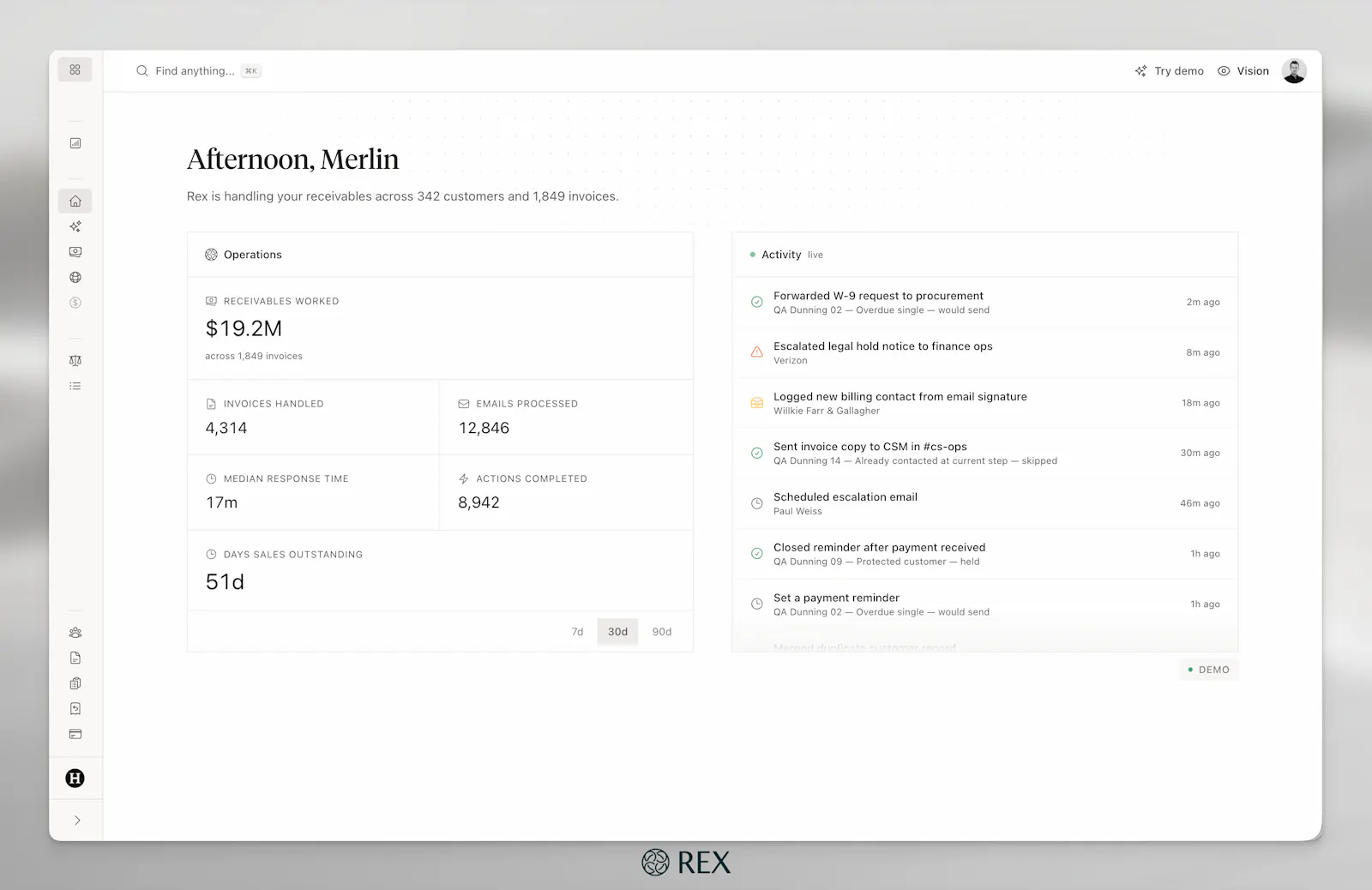 Rex screenshot 2