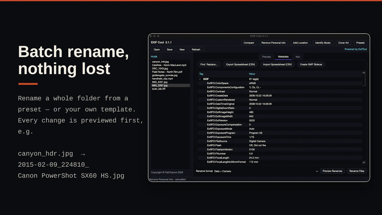 EXIF Cool screenshot 4