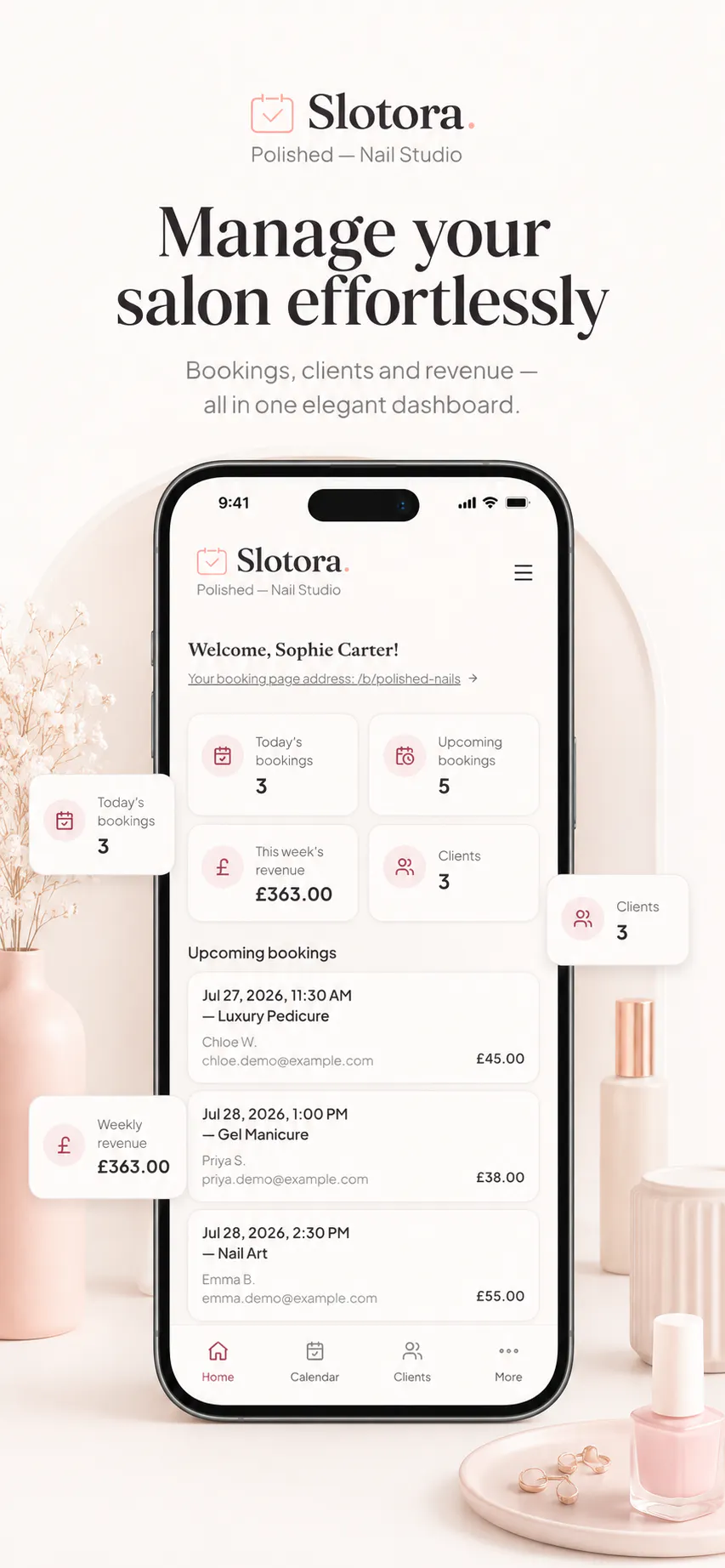 Slotora - All-in-one booking software gallery image