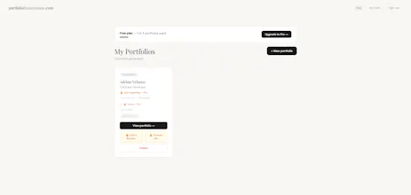 Portfolio From Resume gallery image