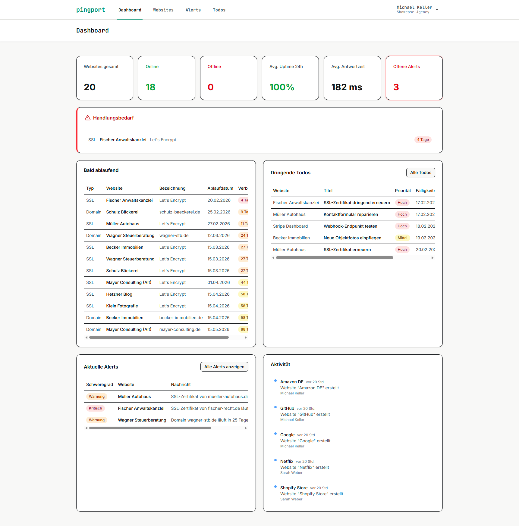 PingPort - Screenshot 5 showing product features and functionality