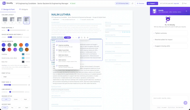 Grezlify screenshot 2