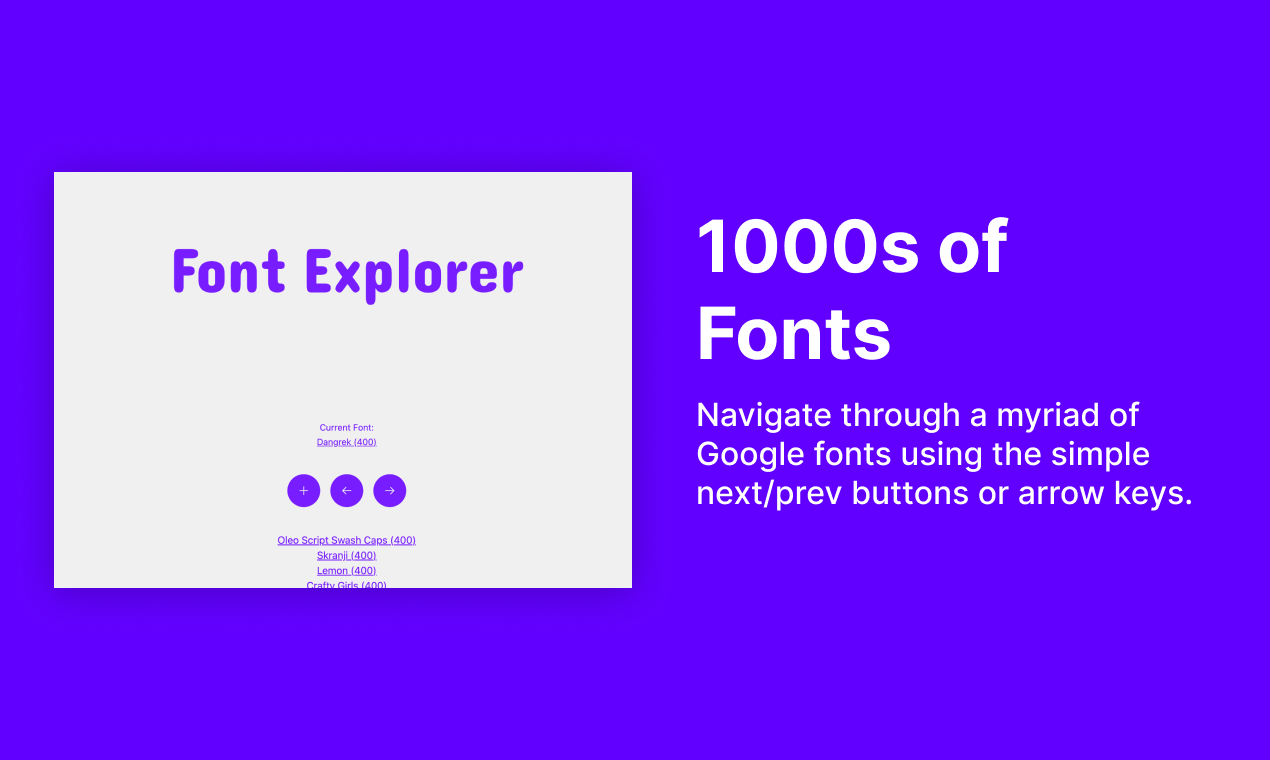 Mídia 2 de Font Explorer