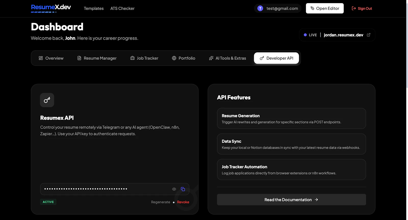 Resumex.dev screenshot 11
