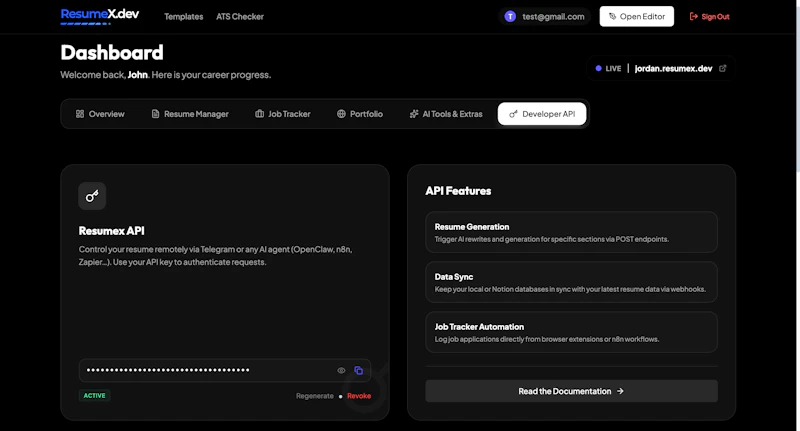 Resumex.dev screenshot 11