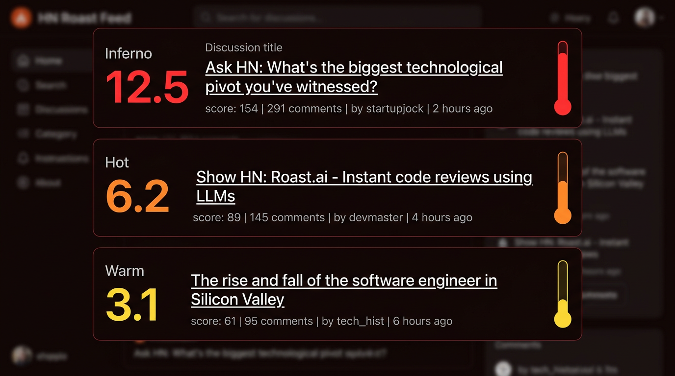 HN Roast Feed gallery image