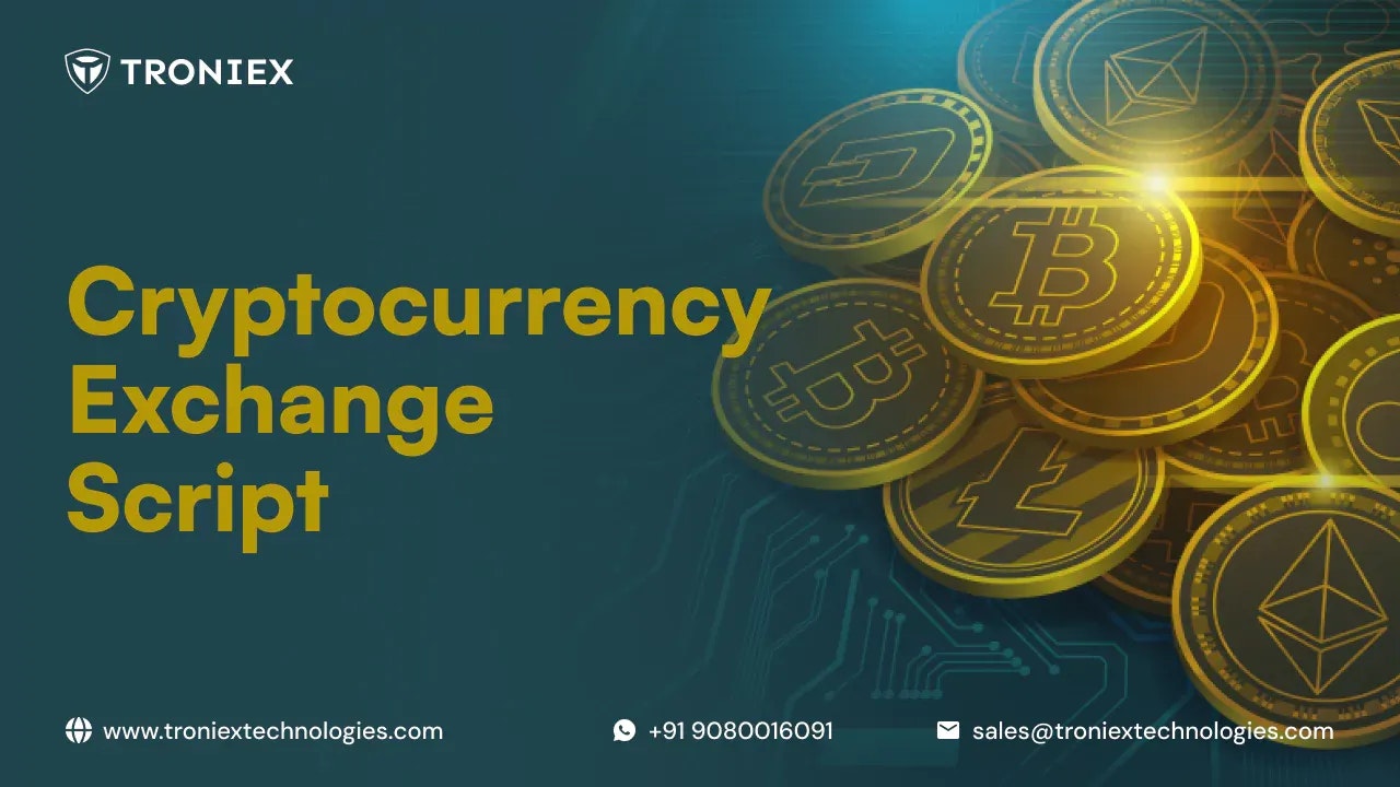 Cryptocurrency Exchange Script - Main product screenshot demonstrating key features and user interface