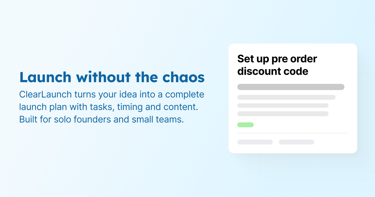 ClearLaunch gallery image