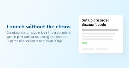 ClearLaunch gallery image