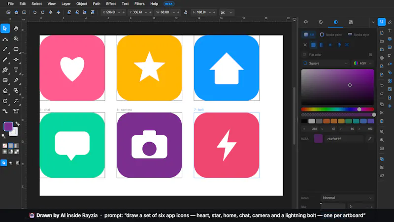 Rayzia AI Agent Vector Editor screenshot 9