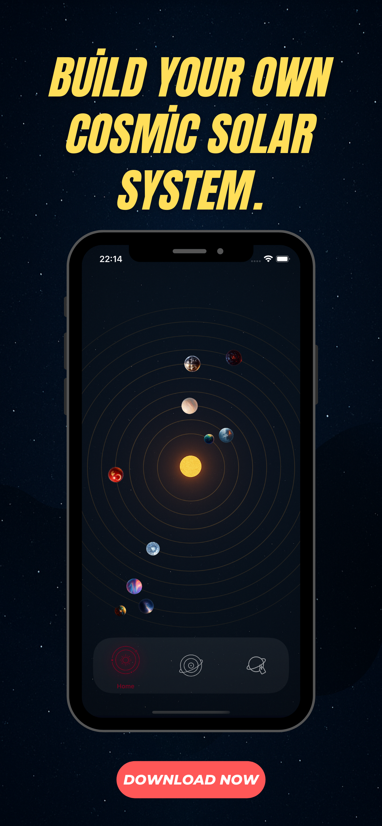 Cosmic Focus - Main product screenshot demonstrating key features and user interface