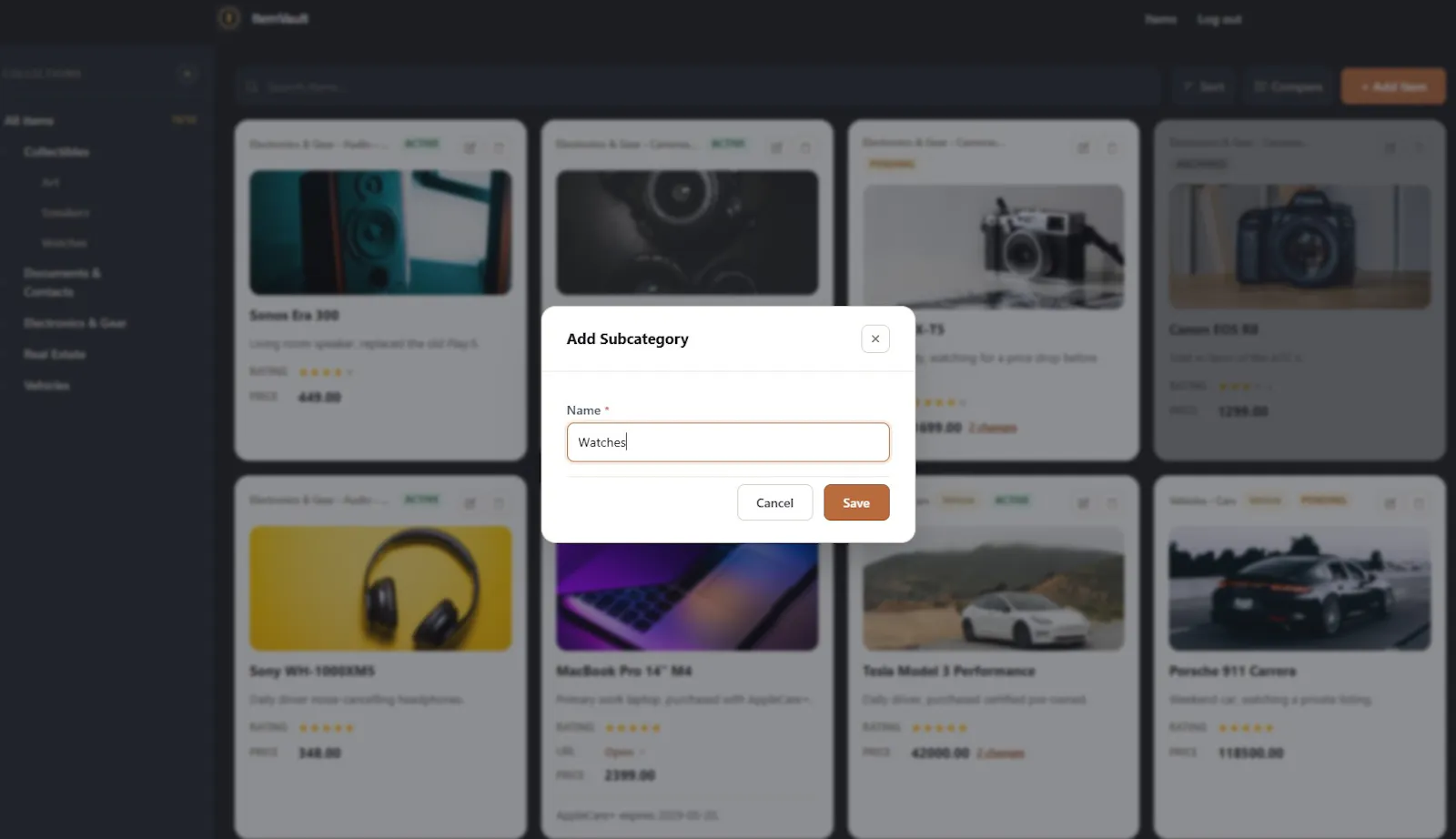 MyItemVault screenshot 7
