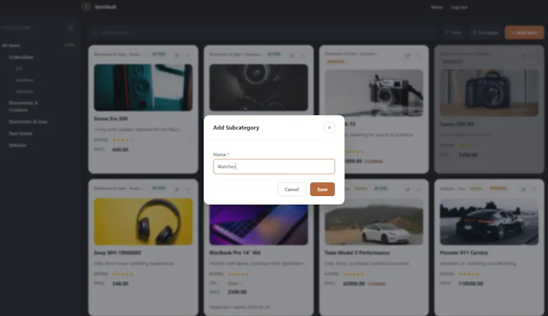 MyItemVault screenshot 7