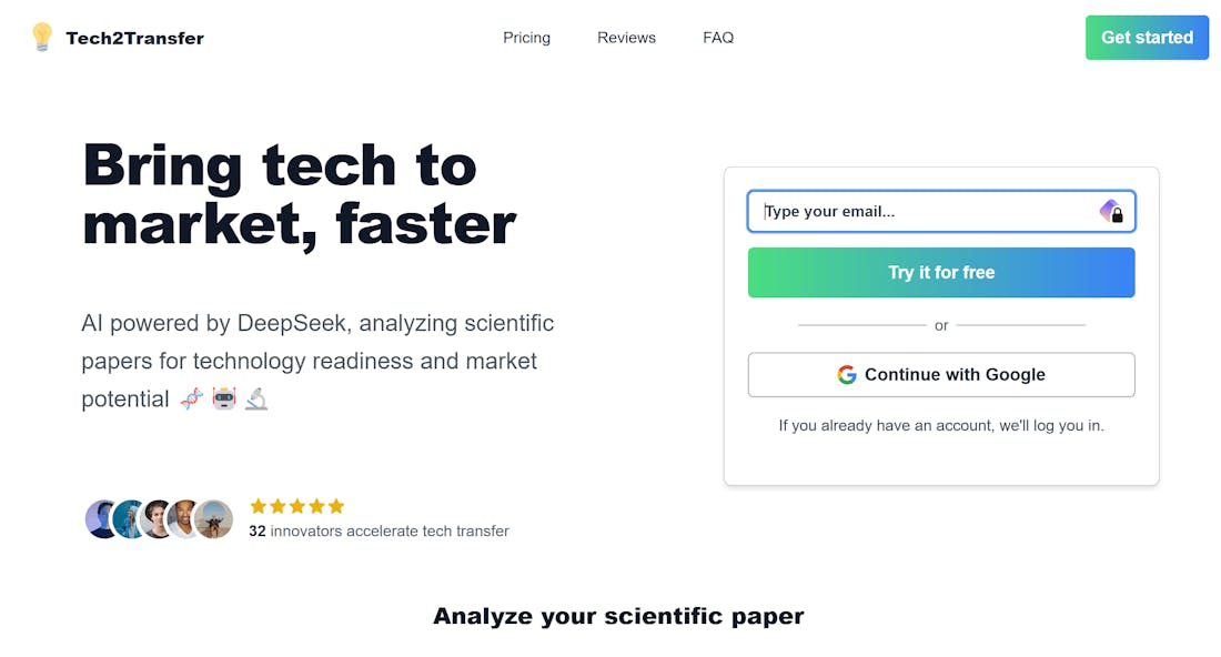 Tech2Transfer banner