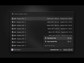 Paper Search for Raycast gallery image