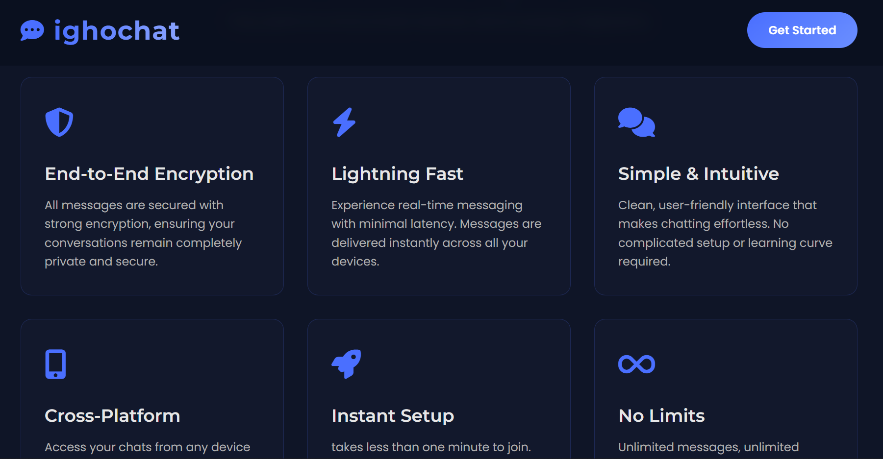 ighochat - Screenshot 5 showing product features and functionality
