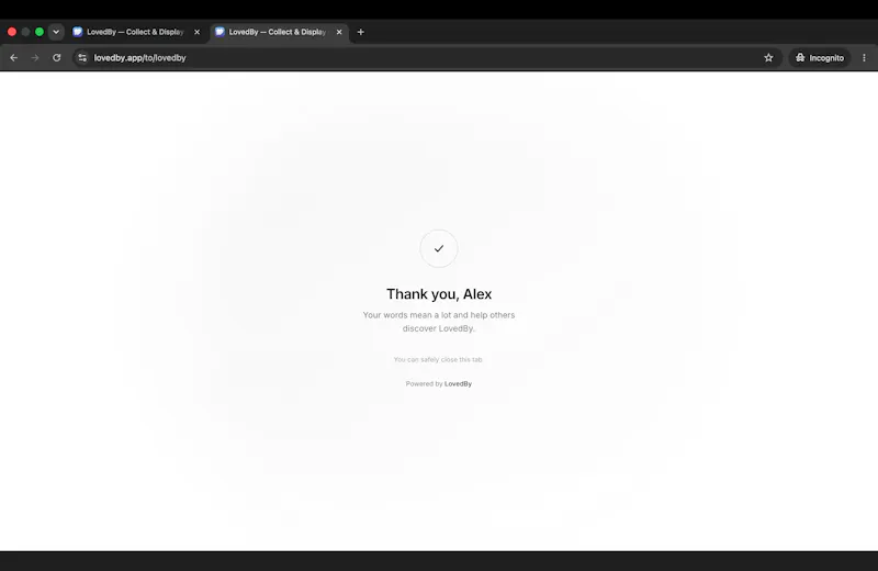 LovedBy screenshot 6