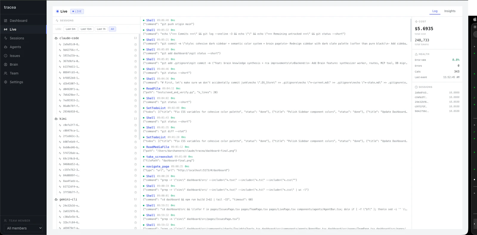 Tracea screenshot 5