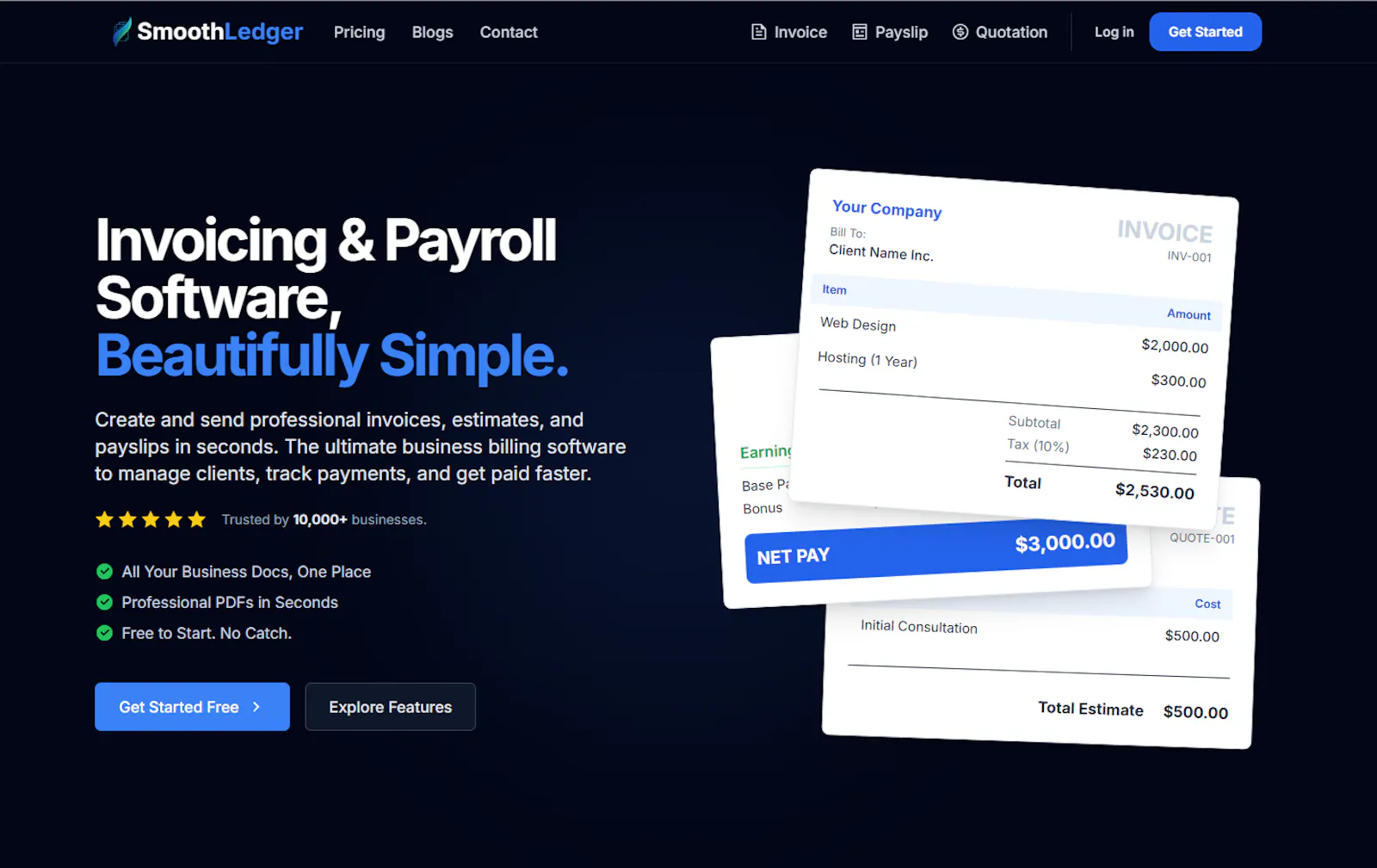 SmoothLedger 2.0 screenshot 1