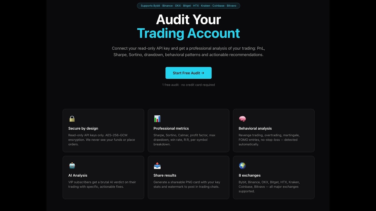 TraderAudit — audit your trading account gallery image