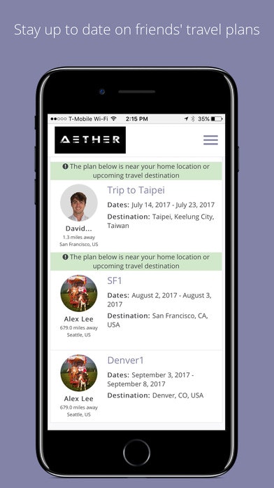 Aether App gallery image