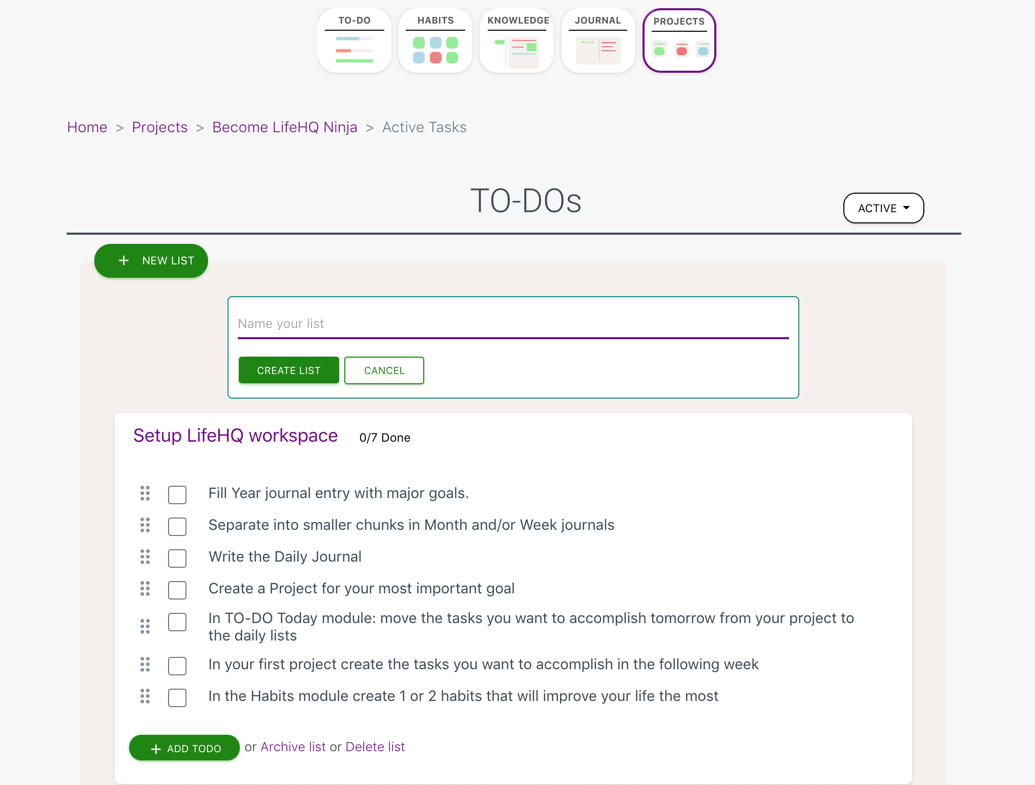LifeHQ - headquarters for your Life gallery image