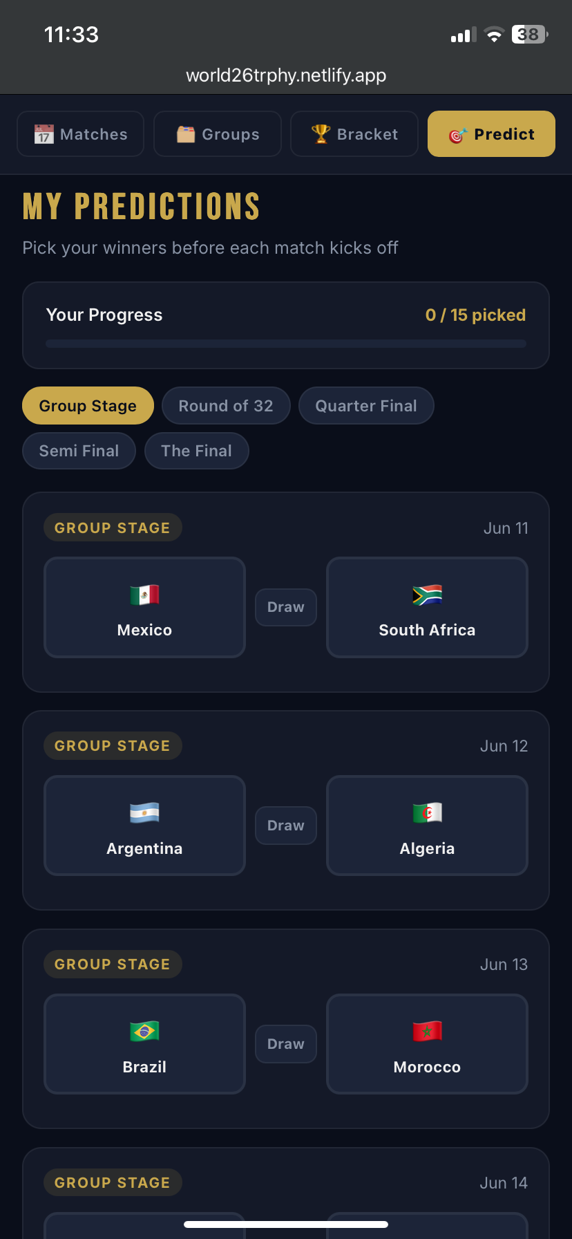 World Cup 2026 Tracker gallery image