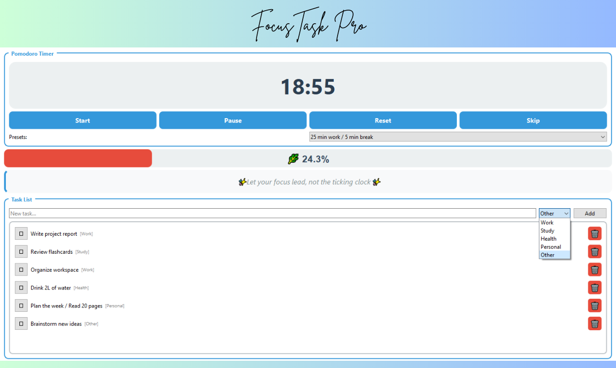 FocusTask Pro media 3
