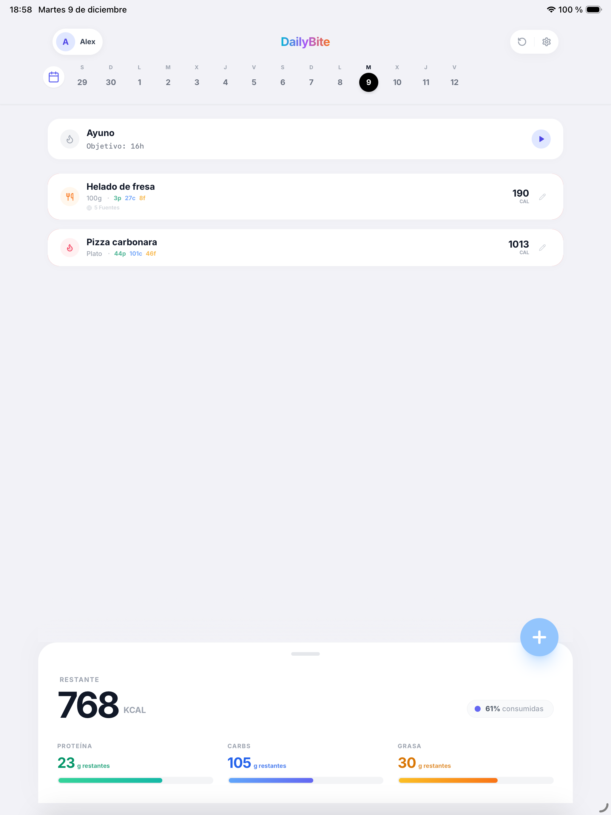 DailyBite - Screenshot 3 showing product features and functionality