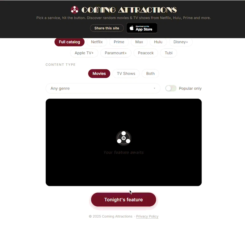 Coming Attractions screenshot 2